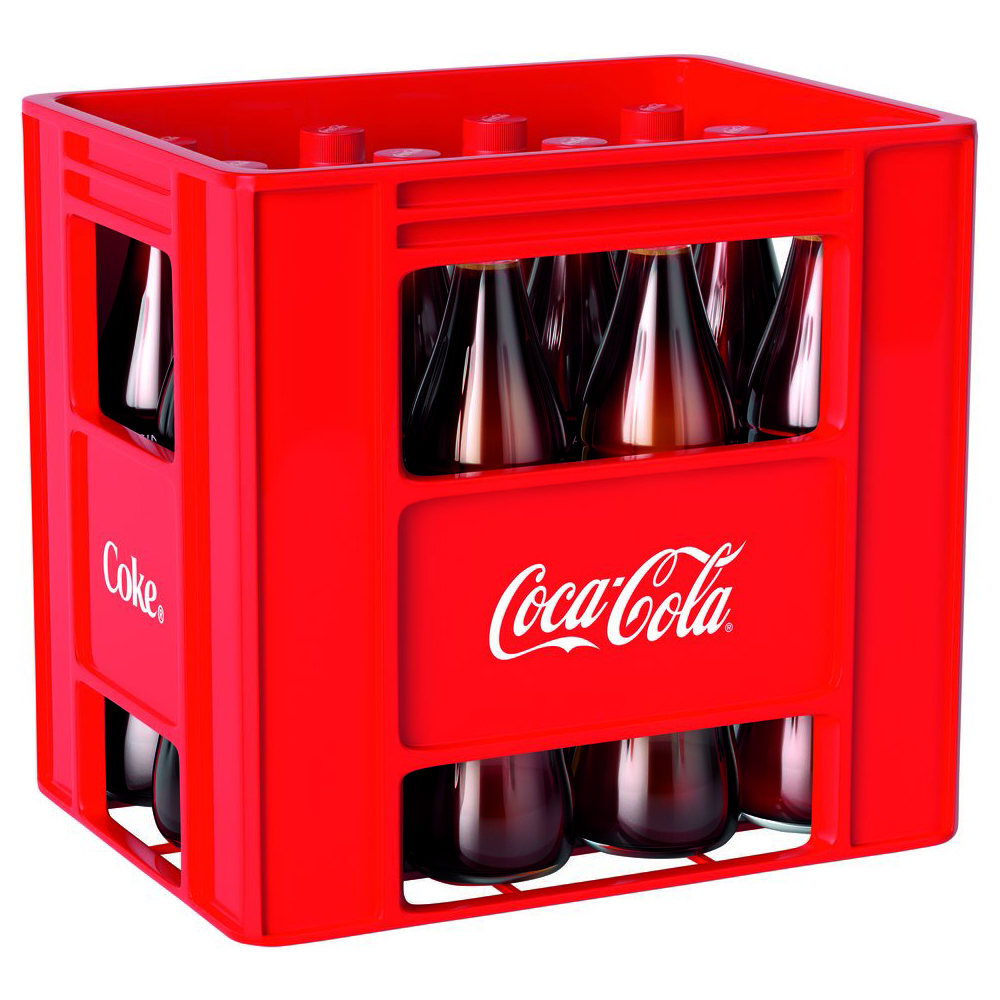 Gläser u. Flaschen: Coca-Cola Getränkespender